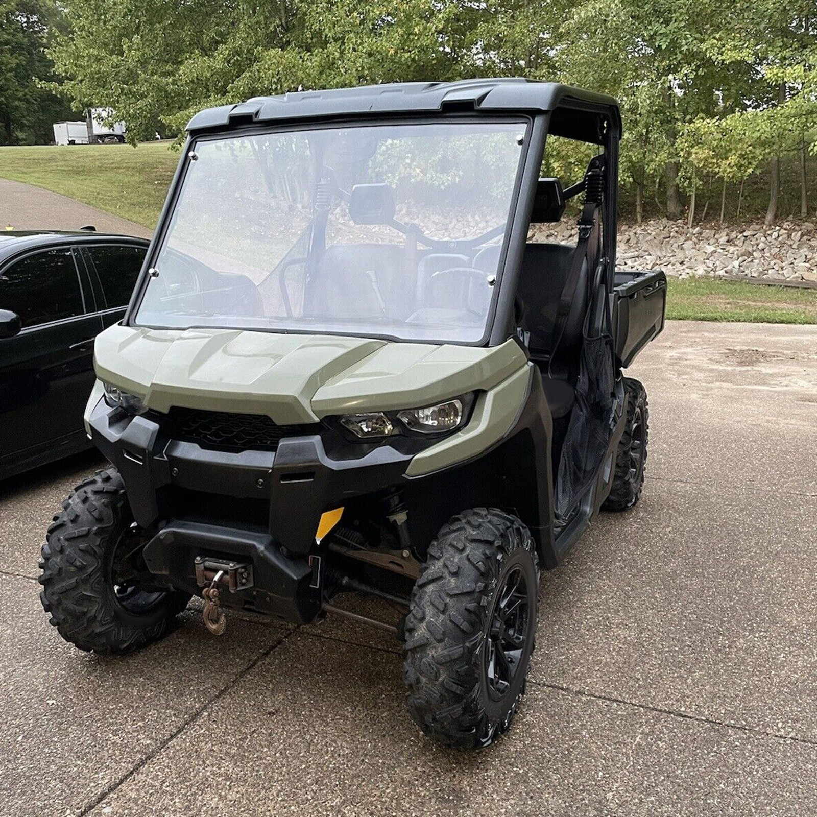 KOJEM Clear Full Front Full Windshield For Can am DEFENDER (2016+) HD5 HD8 HD10