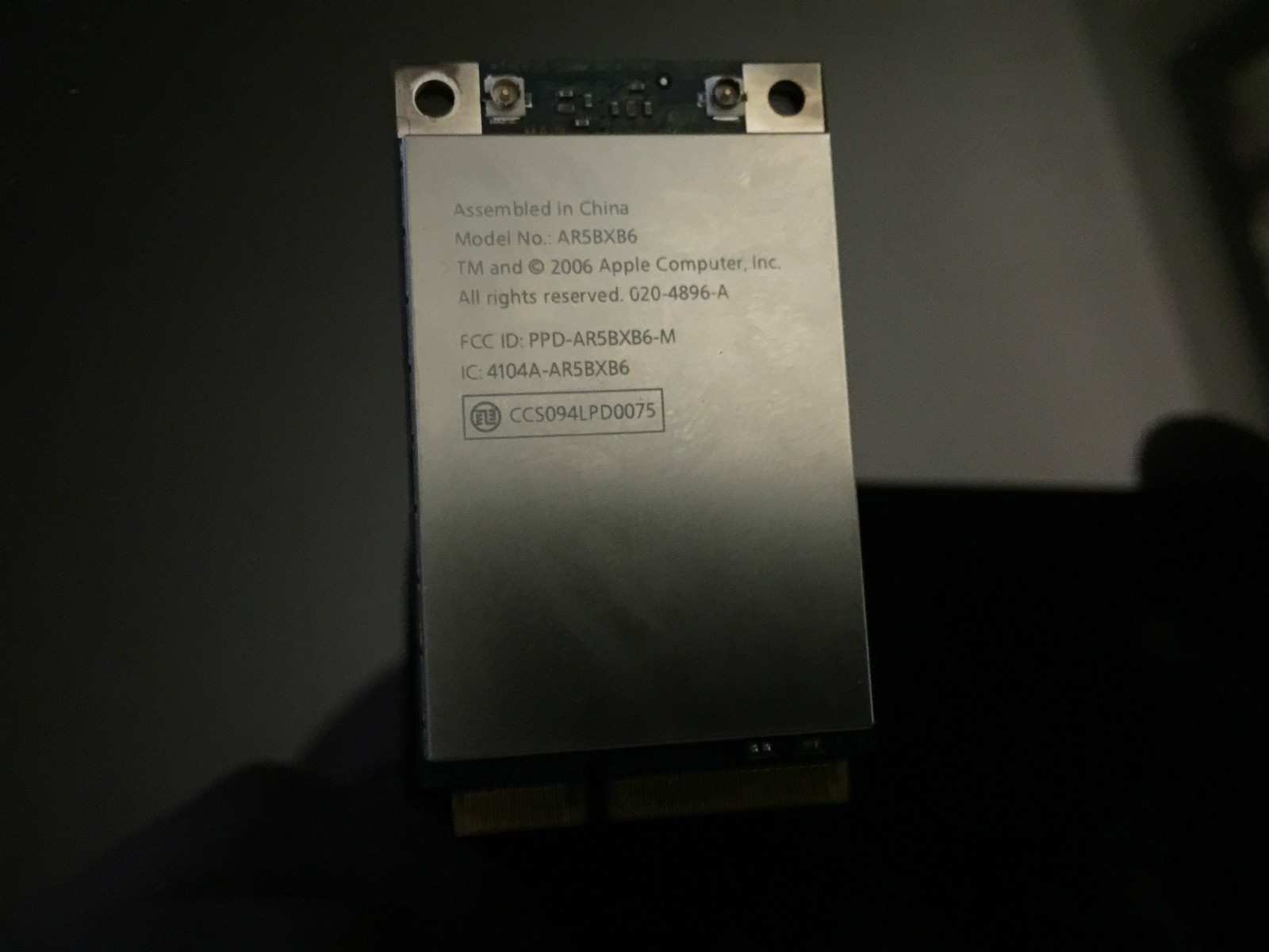 AR5BX86 Airport wireless card for ALL MACS 2006-2007
