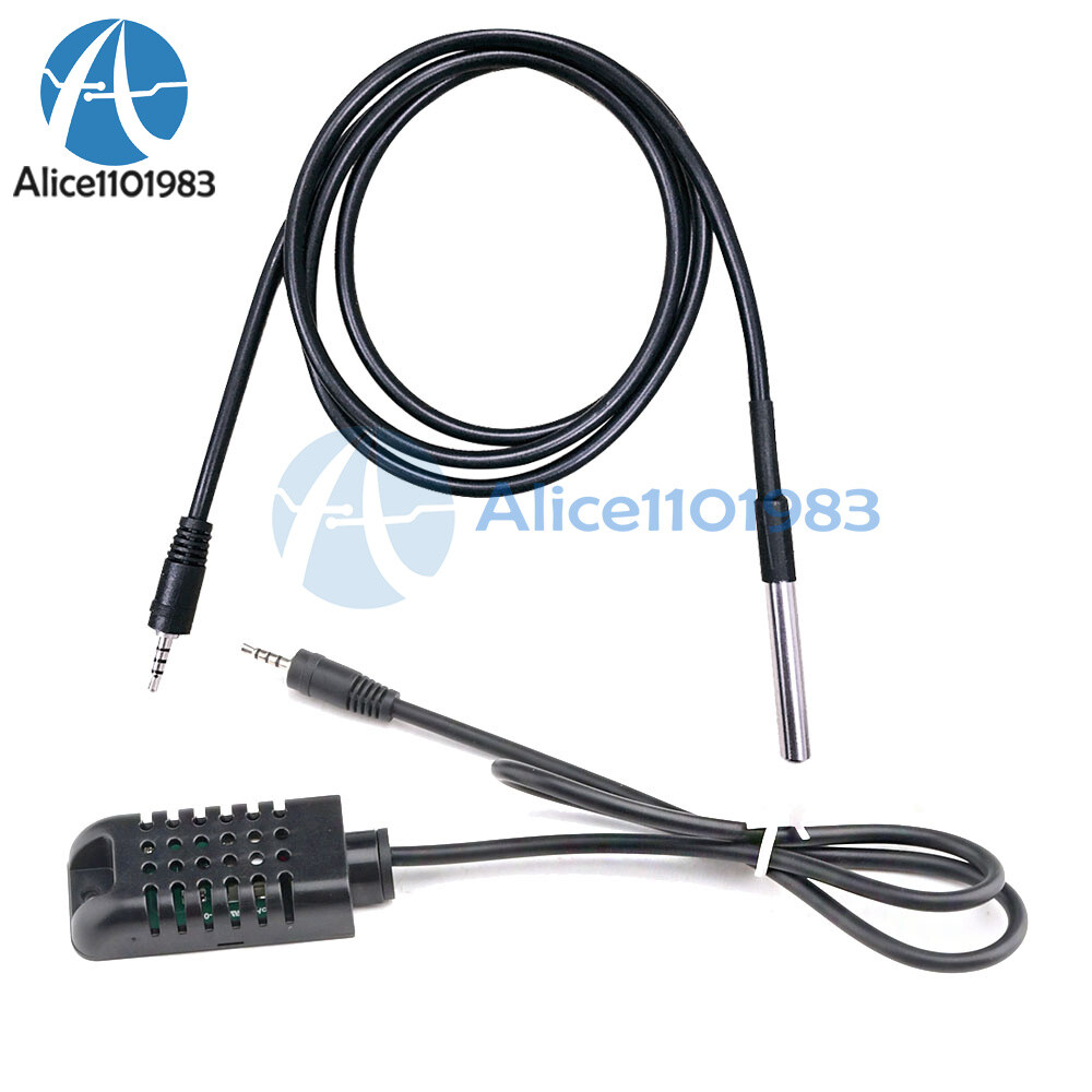 AM2301 Temperature & Humidity Sensor / 18B20 Waterproof Temperature Probe 0.5M