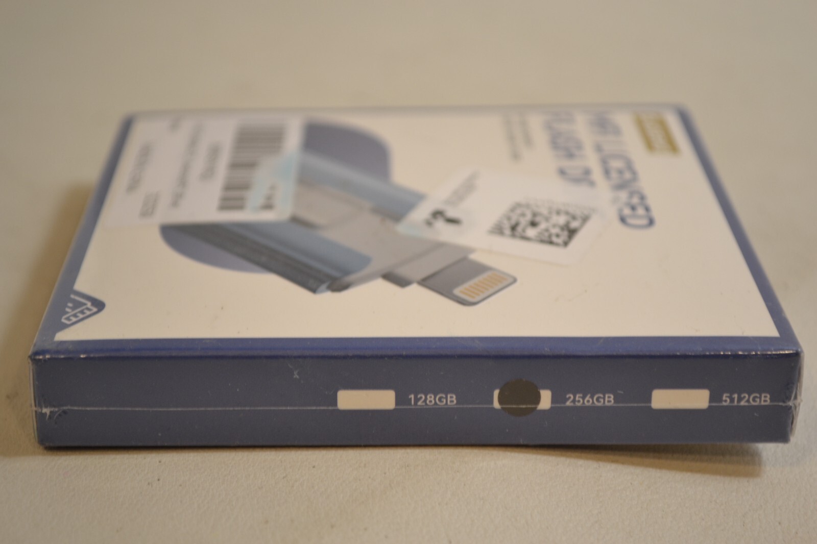Sudeho MFi Licensed 256GB Flash Drive Easy External Memory Storage (BLUE)