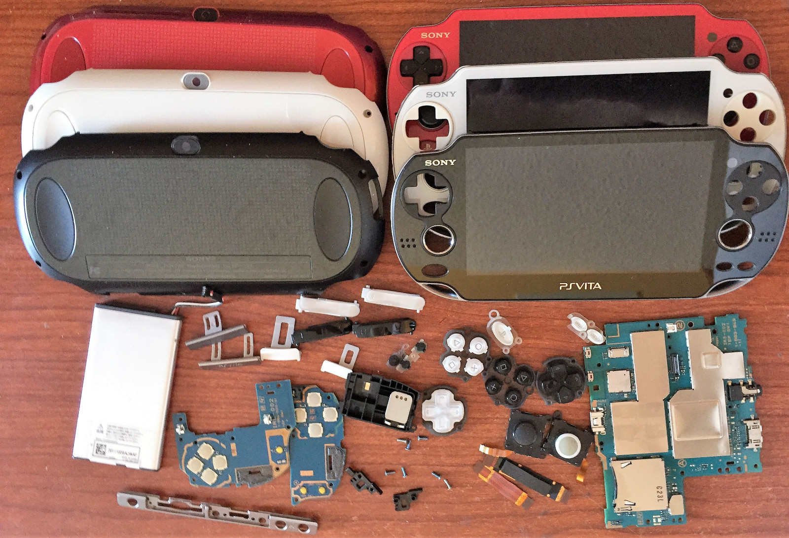 OEM Replacement Parts For PS VITA PCH-1000 1101 1001 Motherboard Buttons Case