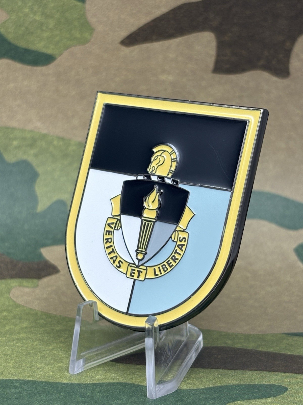 US Army JFK Special Warfare Center And PSYWAR School Challenge Coin SWCS PSYOPS