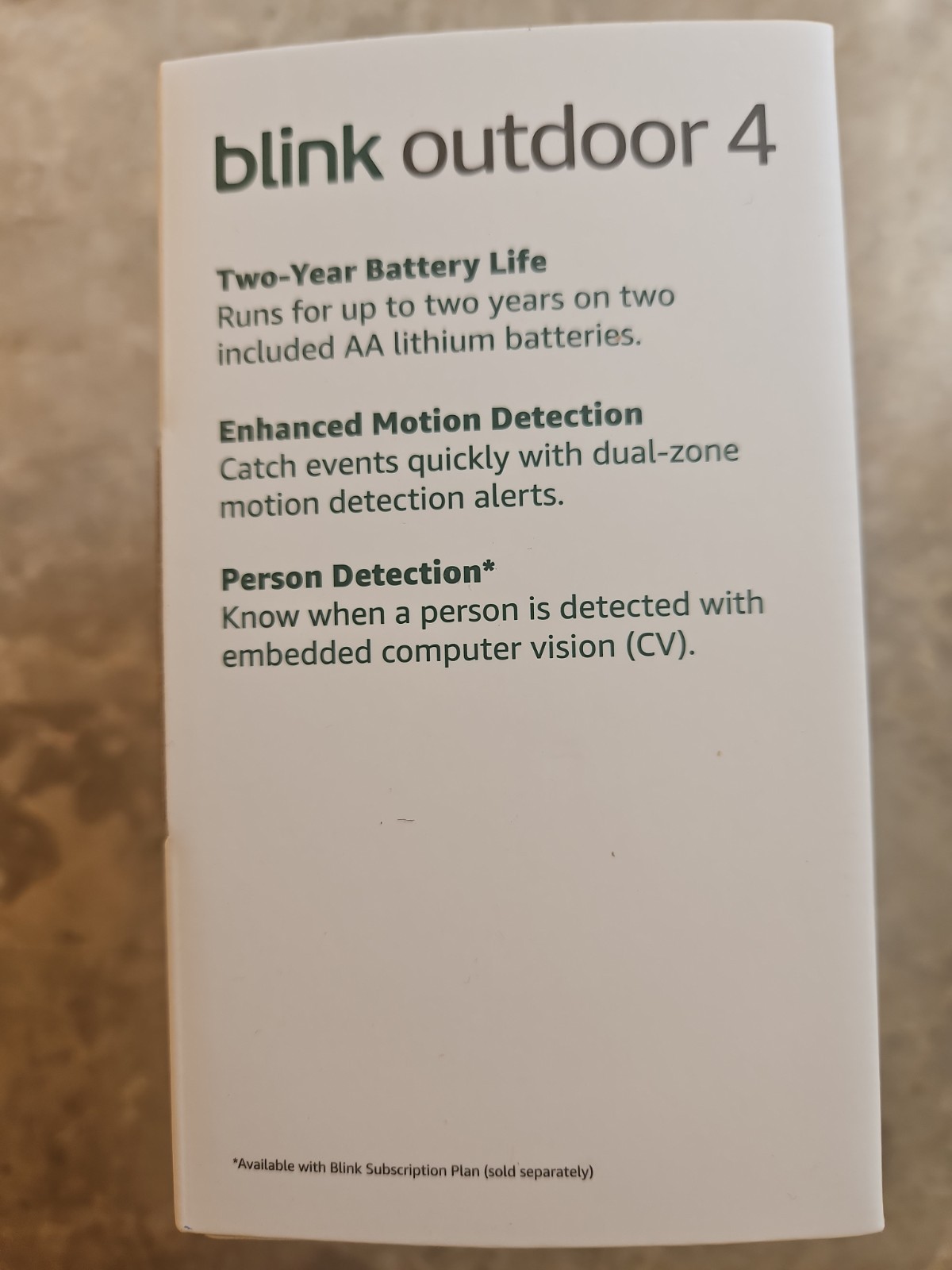 Blink Outdoor 4 2K+ (newest model) Wireless 3 Camera Smart Security System Black