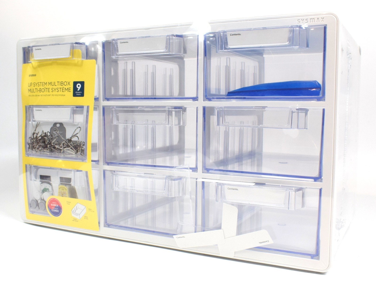 SYSMAX UP SYSTEM MULTIBOX - 9 Drawers * Made in Korea