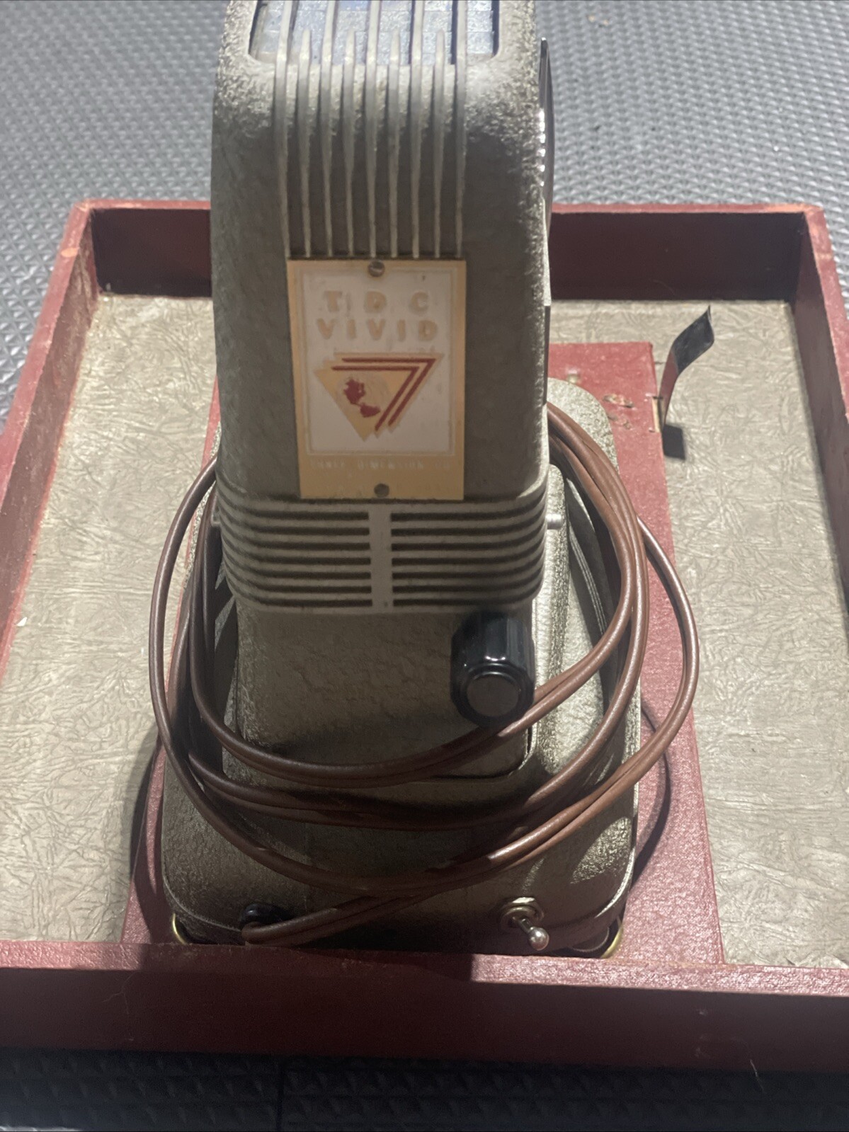 TDC Vivid “Selectron” Slide Projector. Excellent Cond. for 1950’s Era.