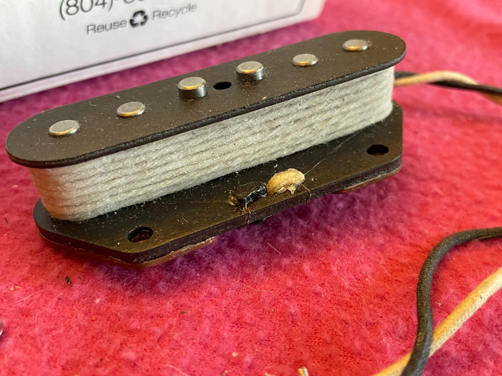 vintage Lindy Fralin Telecaster bridge pickup for tele 6.6 k ohms blues special?