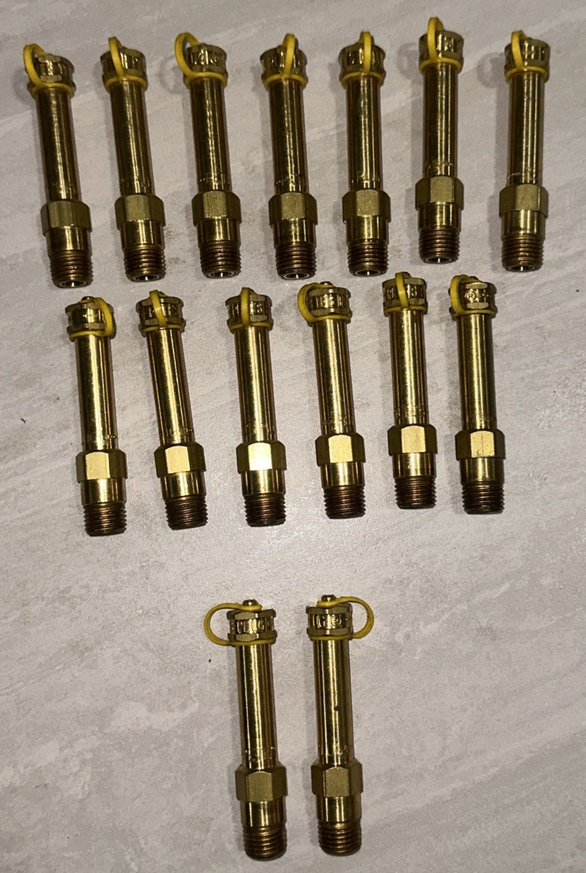 Pete's Plugs 311-110-XL Temperature Pressure Plug 1/4" MNPT 2 PACK