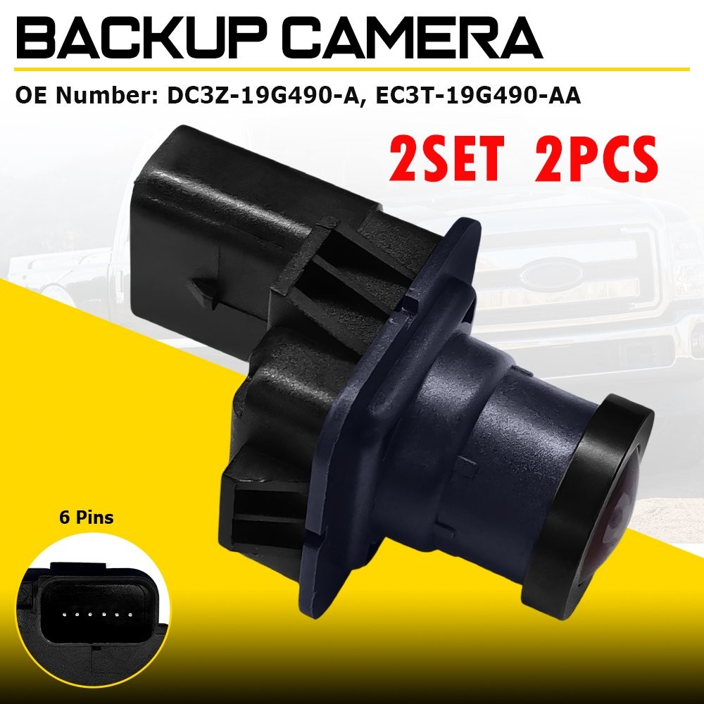 2PCS Rear Backup Camera for 2013-2014 Ford F250 F350 F450 F550 Super Duty EOA