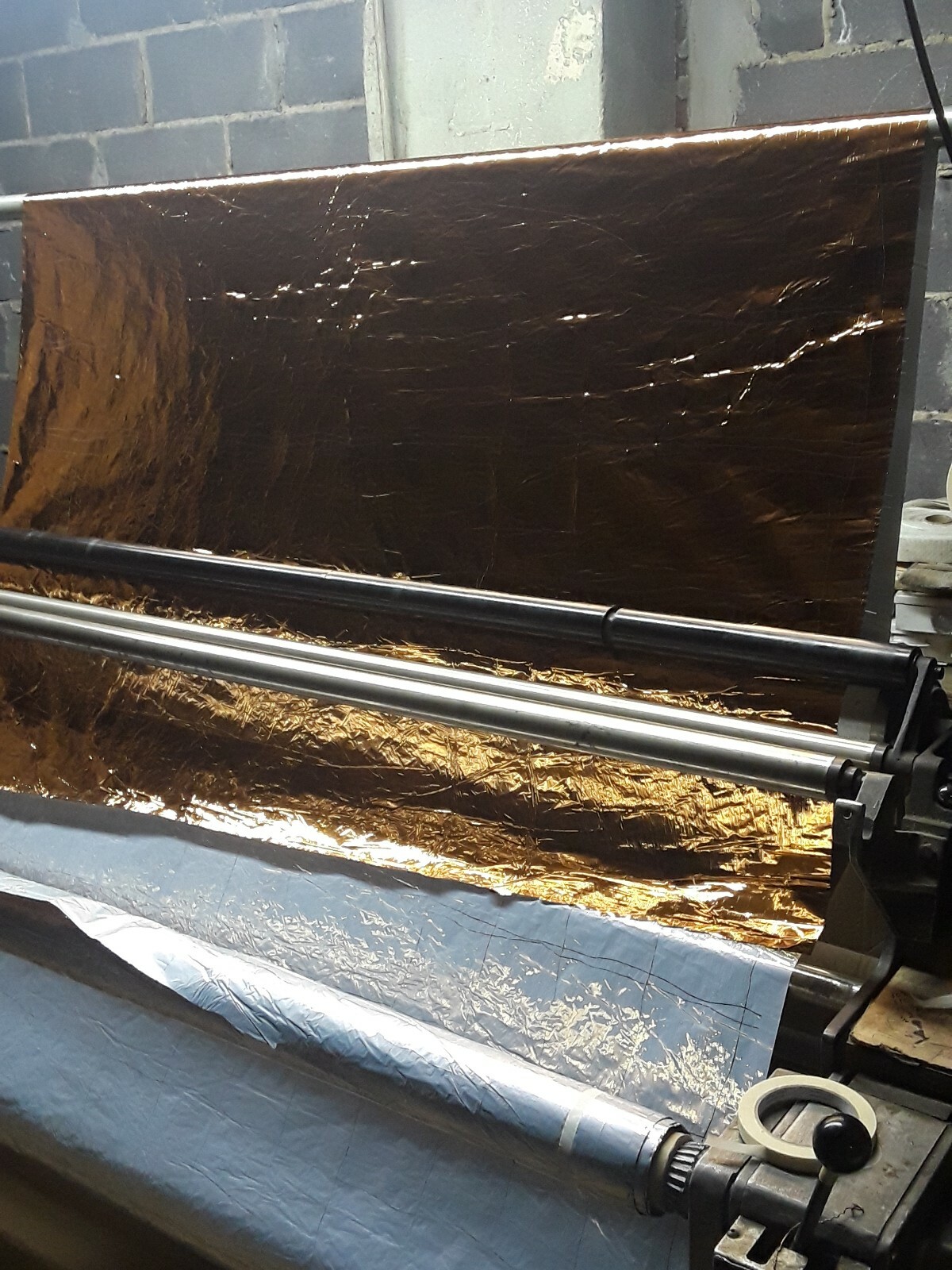 Mylar Reflective Film Roll  Greenhouse Covering Foil copper/rosegold