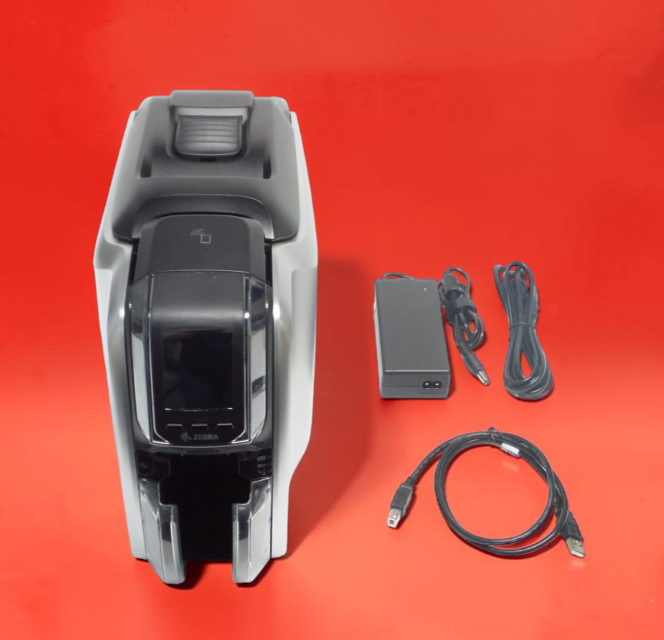 Zebra ZC300 Double Sided Color ID Card Printer | USB and Ethernet