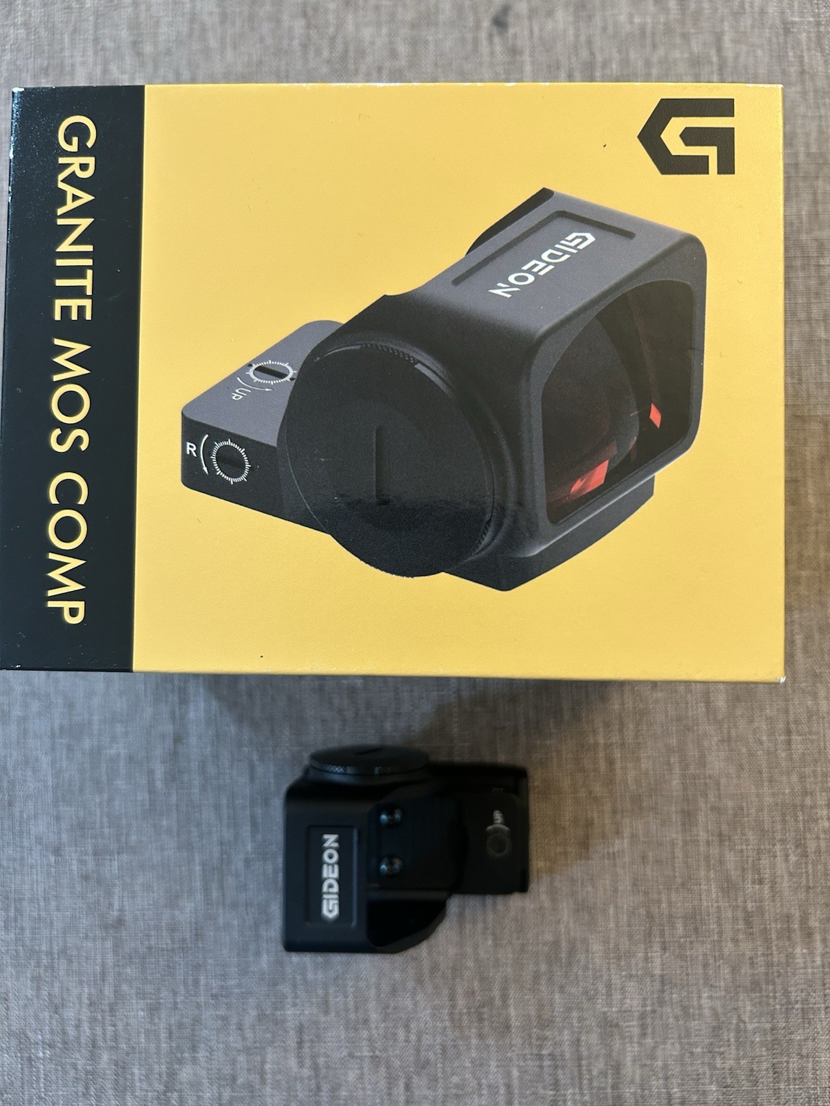 Gideon Optics Granite Glock MOS Competition 1x Reflex Red Dot Sight