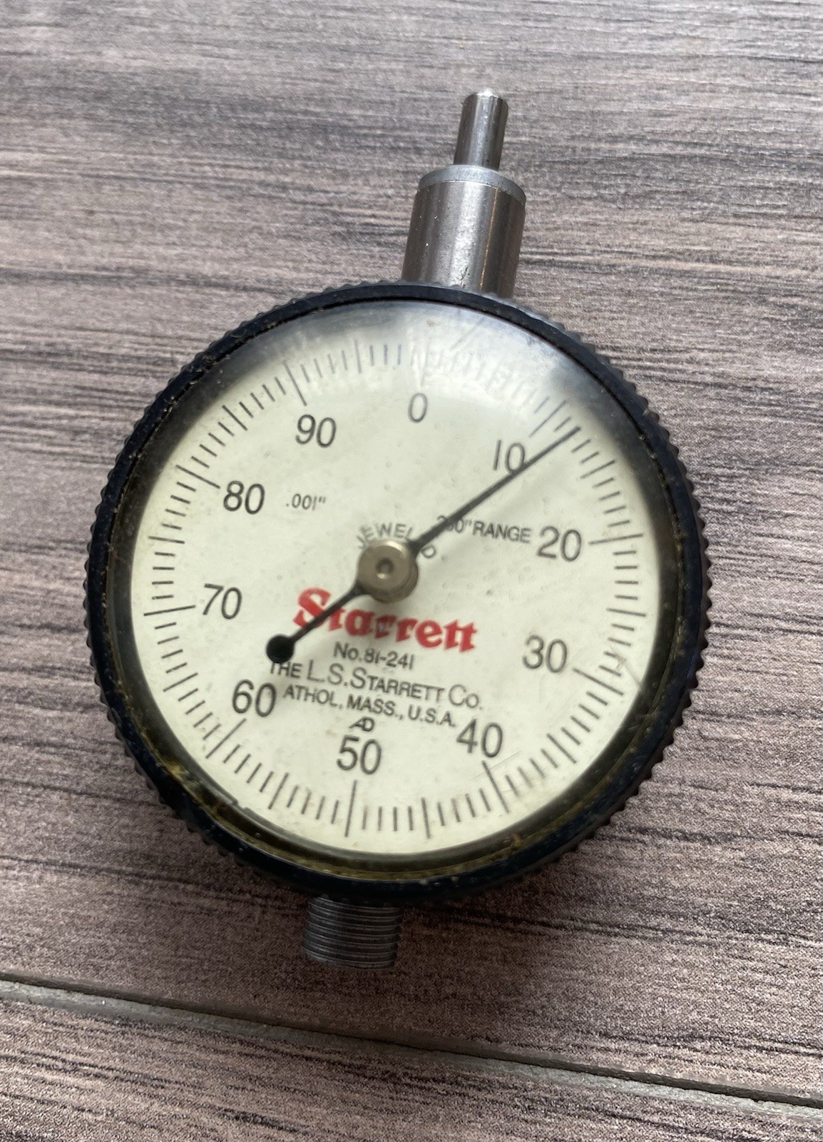 STARRETT Dial Indicator - No. 81-241 - .001" - .250" Range
