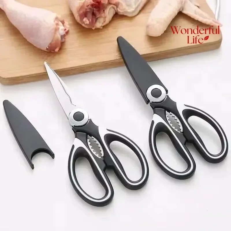 Heavy Duty Kitchen Scissors Poultry Bone Cutter Fish Meat Vegetable Shears