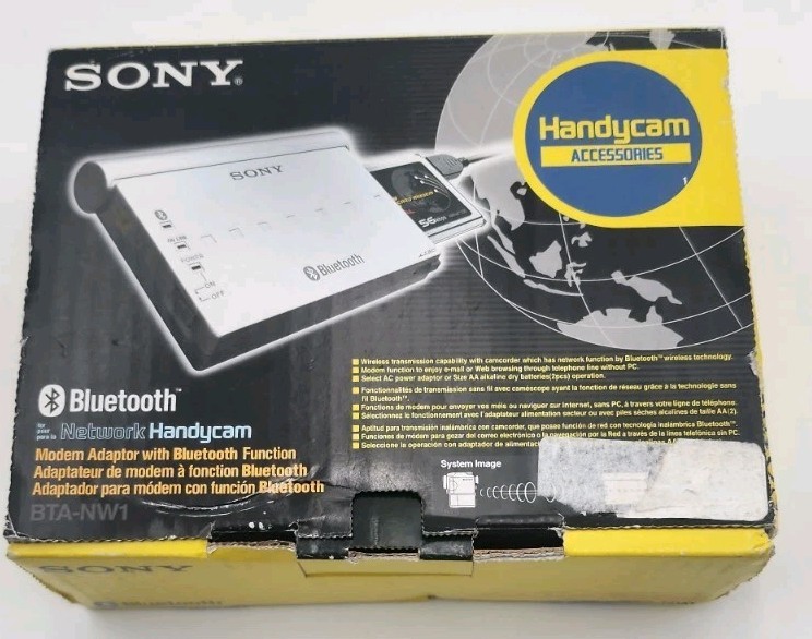 Sony BTA-NW1 Modem Adaptor with Bluetooth Function New Open Box