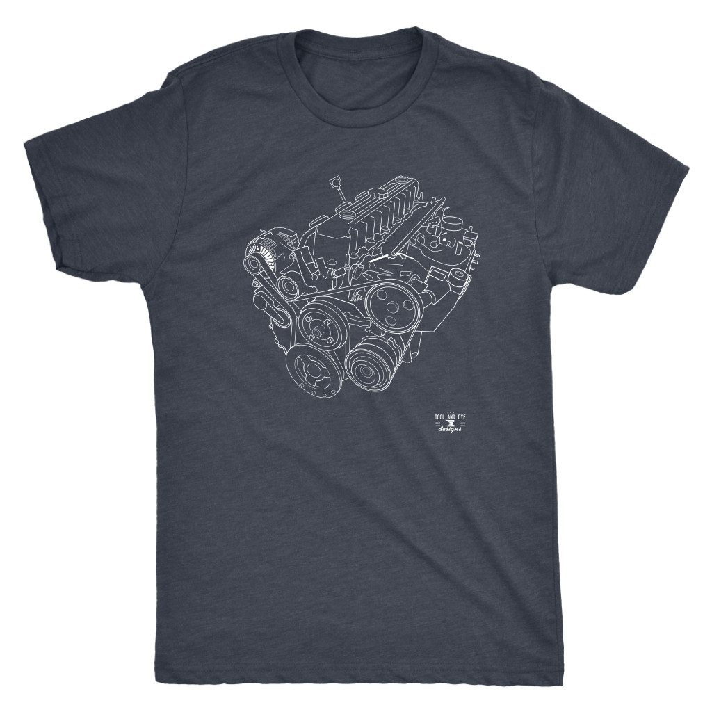 Engine Blueprint Series 4.0 T-shirt and Hoodie