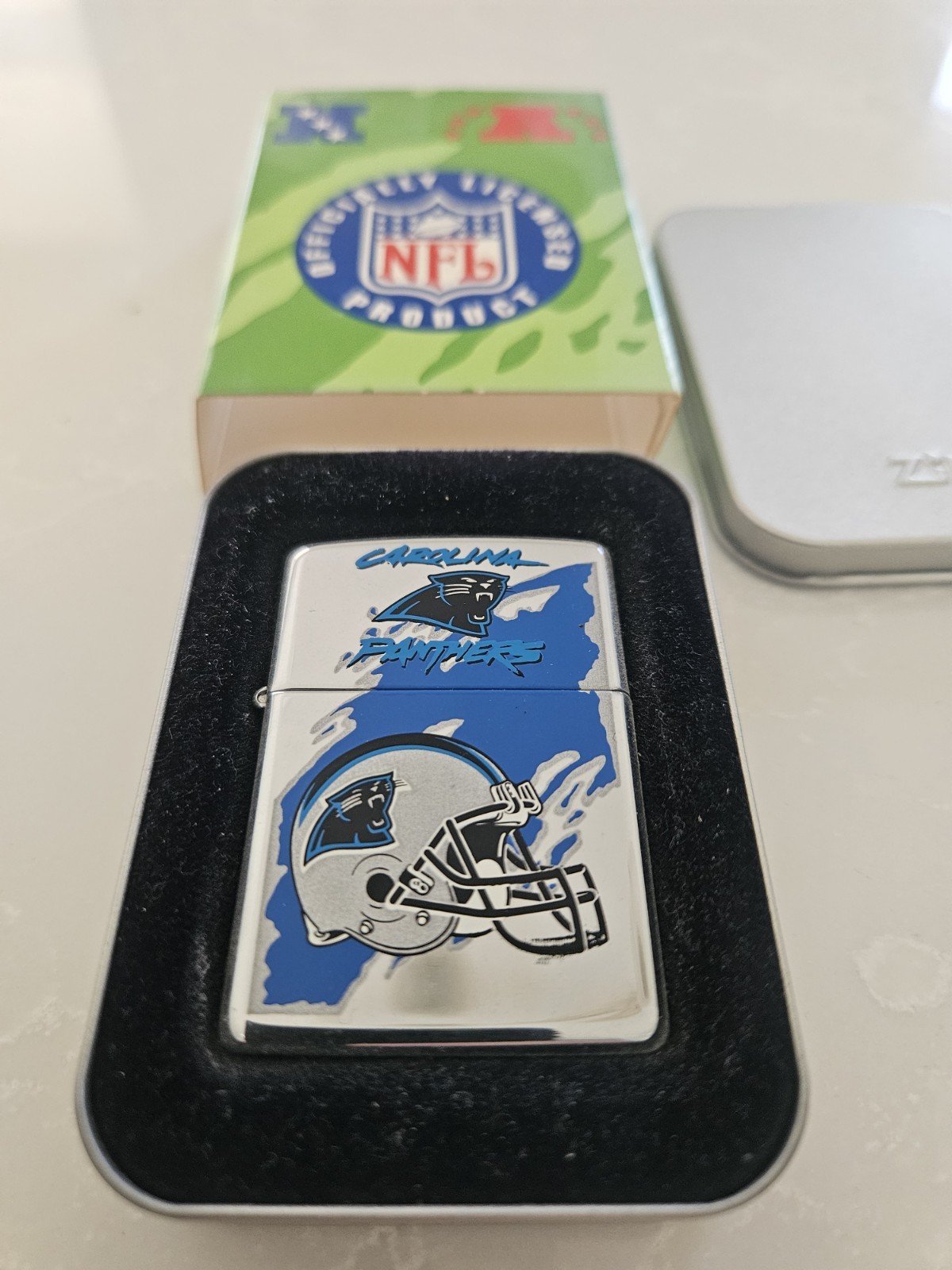 Carolina Panthers ZIPPO Lighter  MINT IN BOX