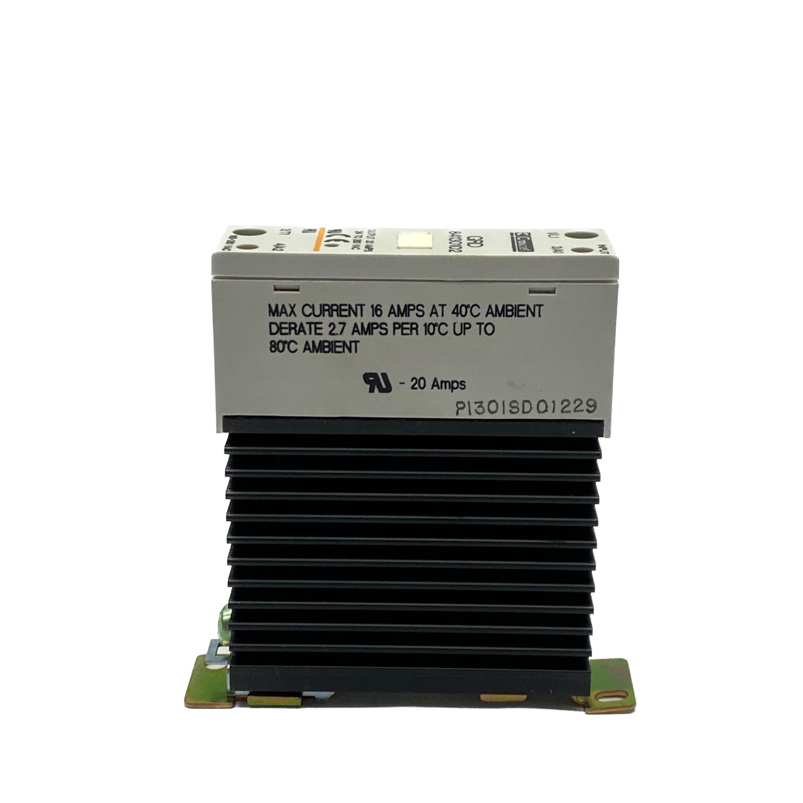 NEW Crouzet Solid State Relay 20 Amps 24-280 VAC GRD 84130102
