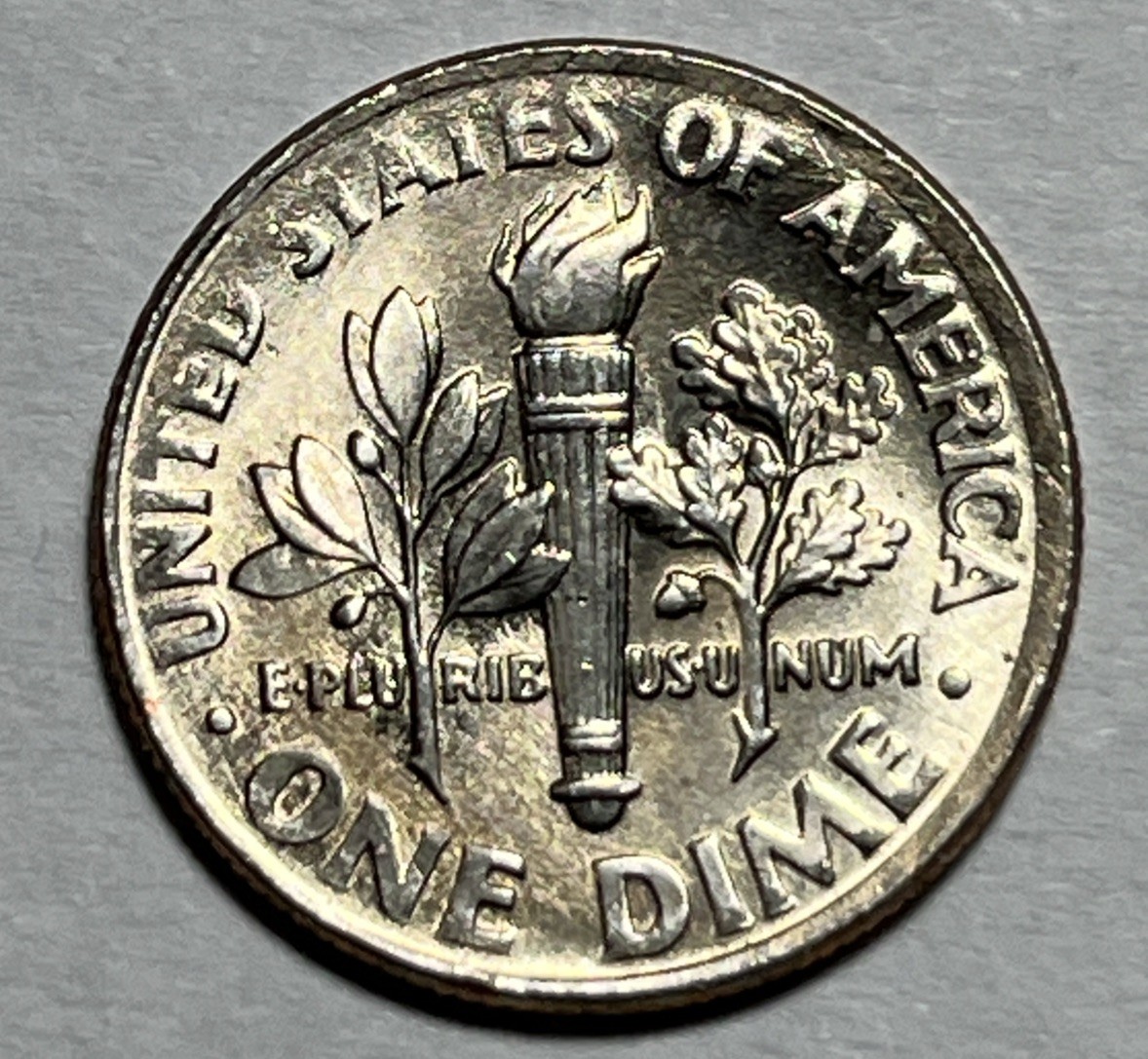 2000 P Roosevelt Dime Errors Weak Strike Faint Date & Lettering Uncirculated #2