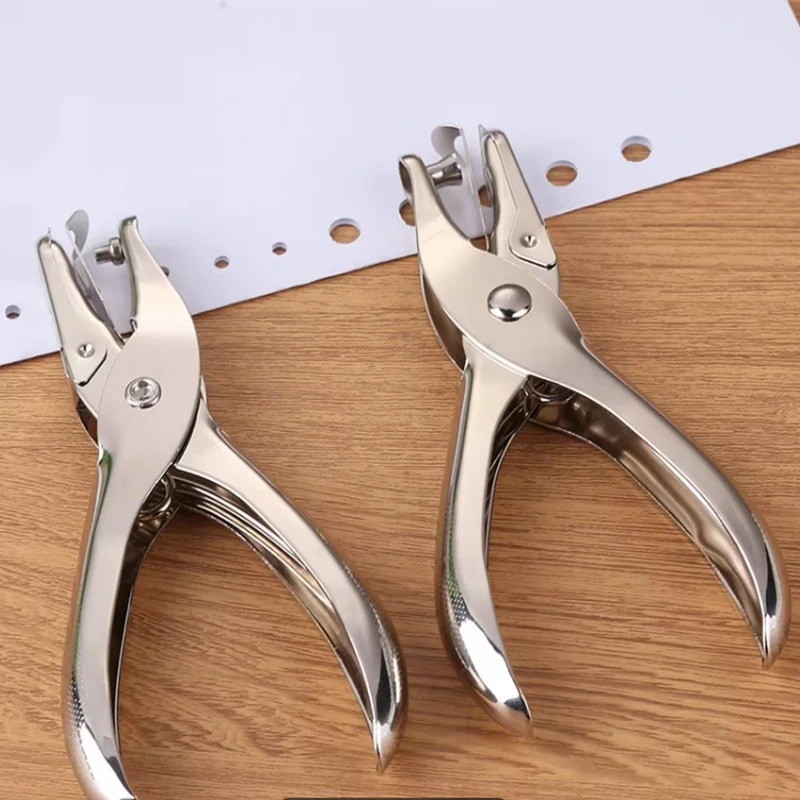 3mm 6mm Paper Hole Punch Handheld Round Punch Loose Leaf Book Binding Tool