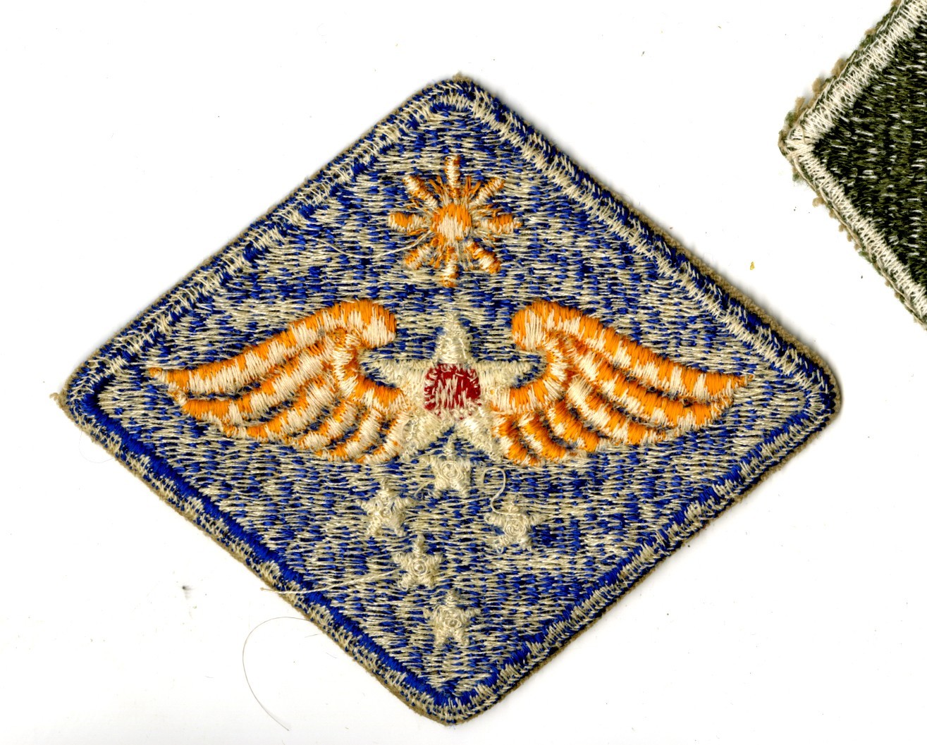 Far East Air Force White Back Patch WWII Vintage Philippines Pacific