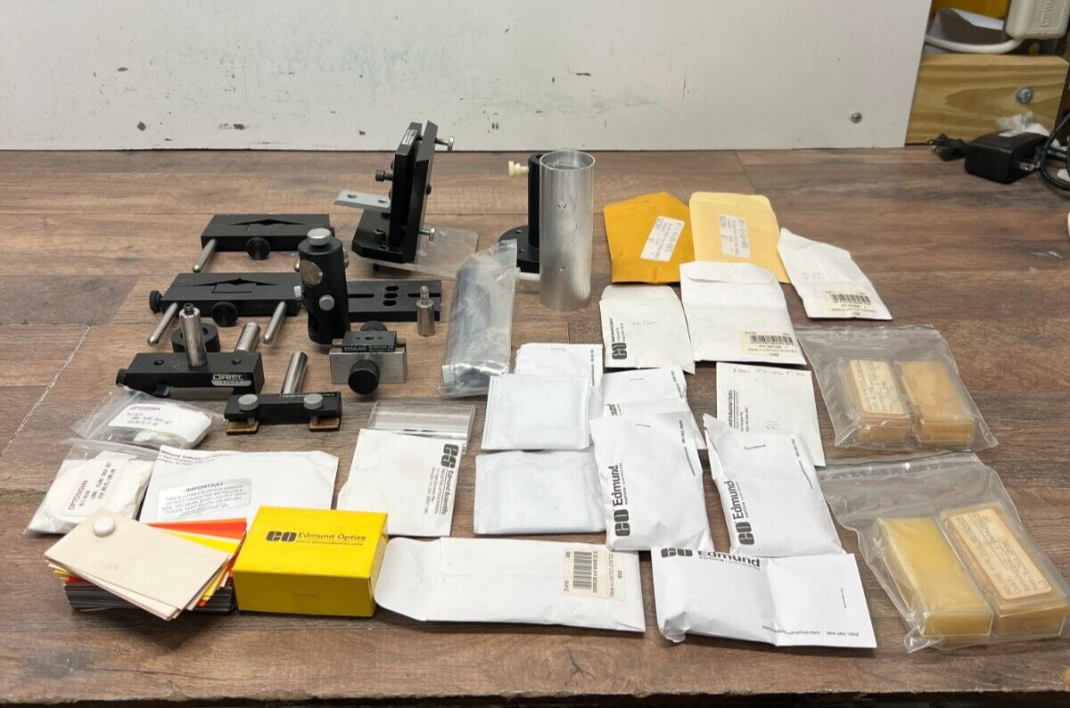 Assorted Optics parts Oriel Edmund Parker Lens Mounts etc...