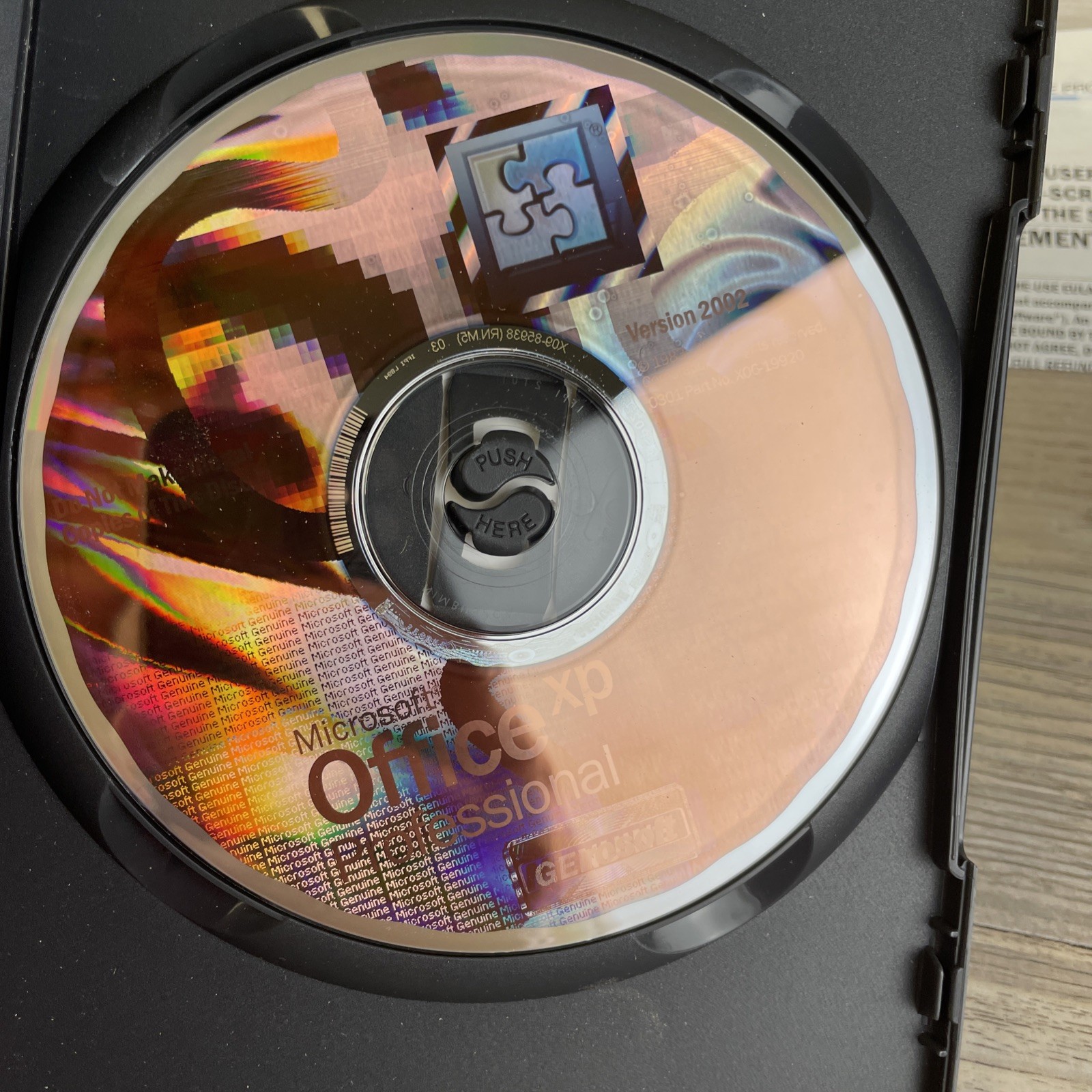 Microsoft Office XP Professional Home Version 5 programs w/Key Lic Vintage 2002