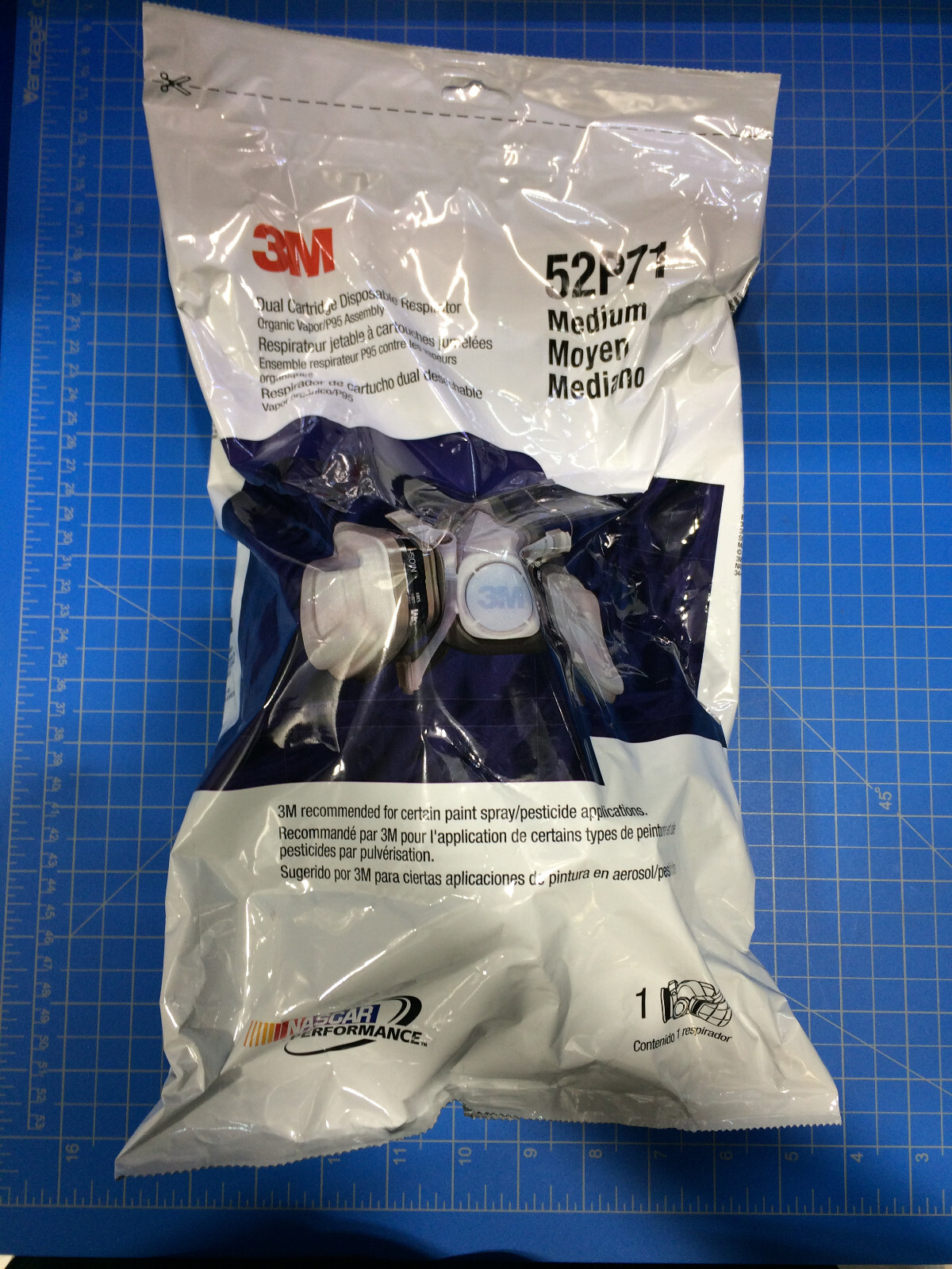 3M-52P71 Half-Face Respirator