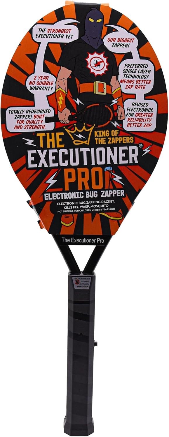 Lightweight Electric Fly Swatter & Zapper for Effective Outdoor Bug Control
