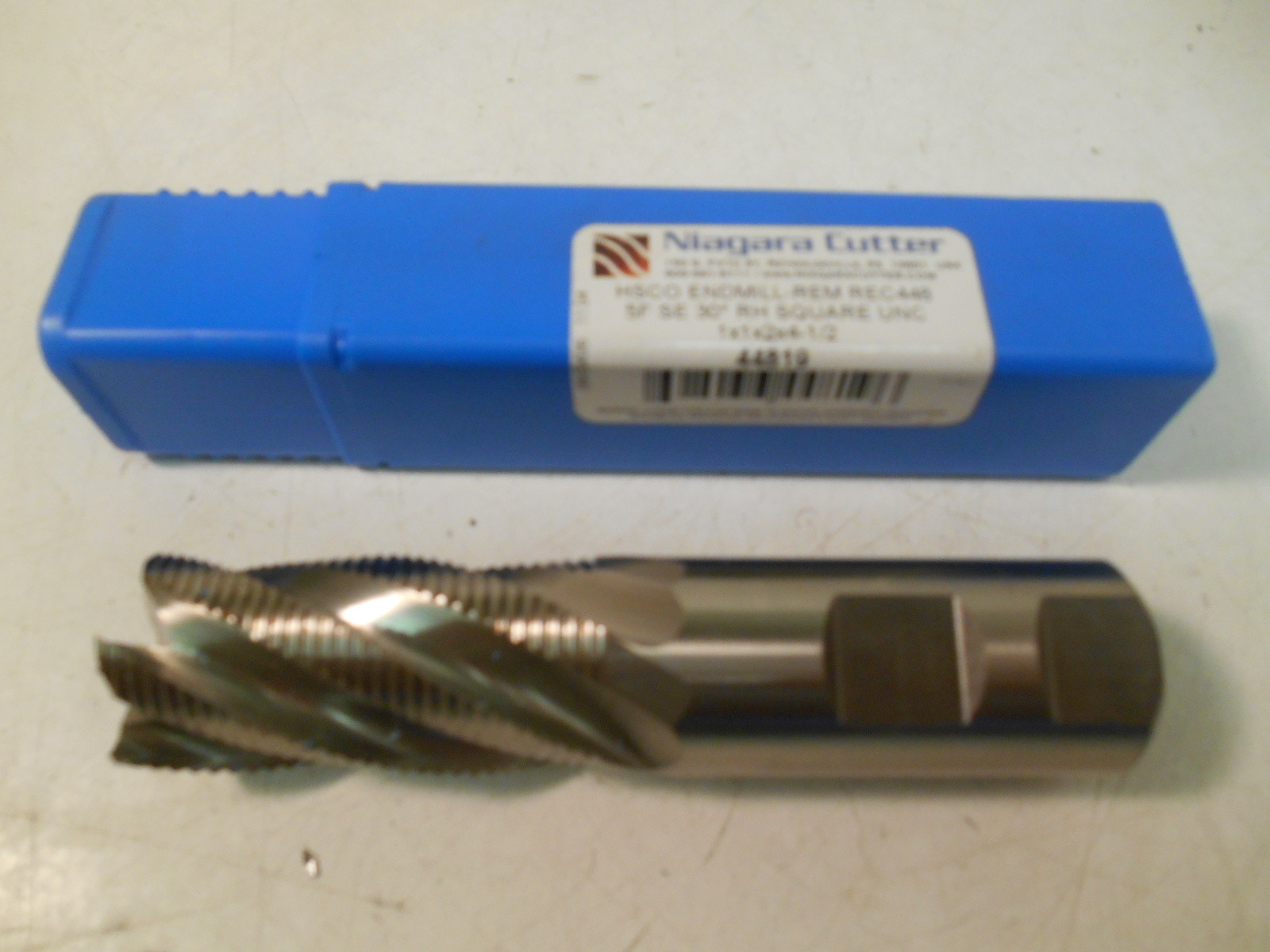 NIB Niagara 44819 Cobalt Steel End Mill: 1" Cut & Shank Dia, 4.5" OAL N44819