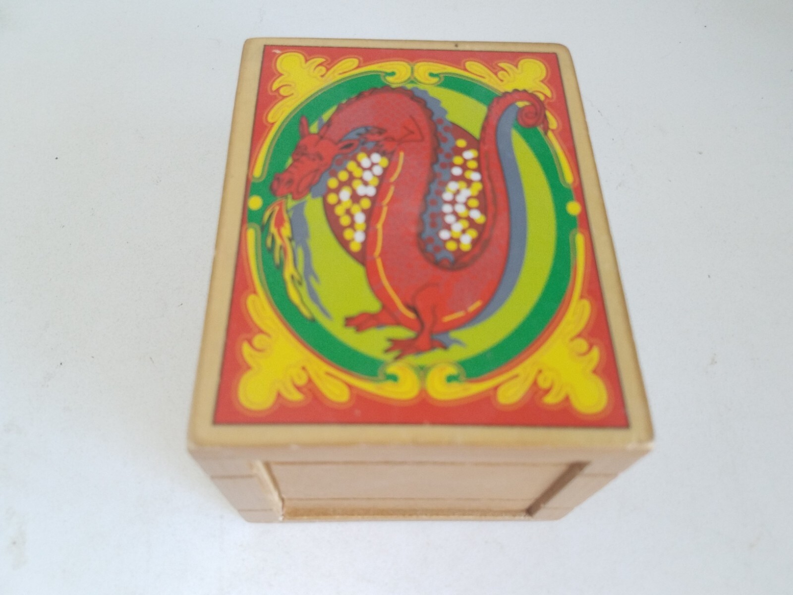 Dragon Nesting Box Trinket Wood