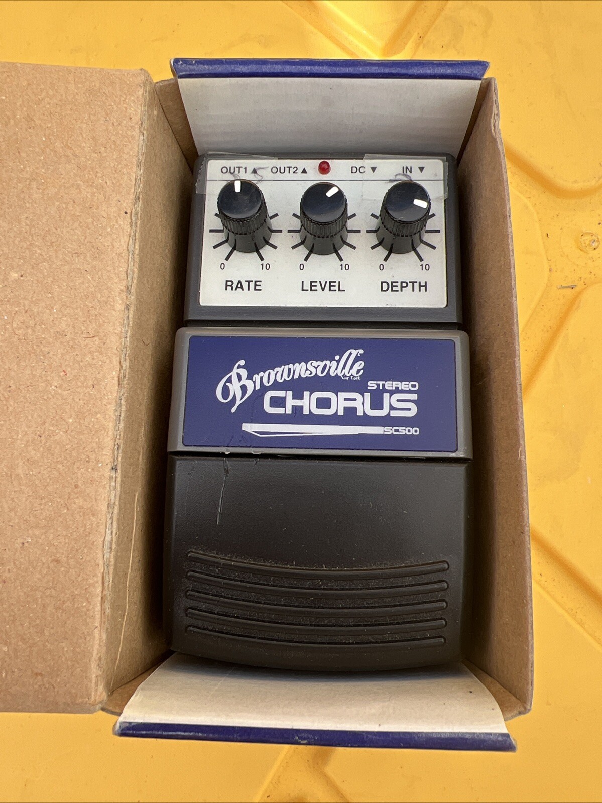 Vintage Brownsville Stereo Chorus SC500 Guitar Pedal - Made in Korea