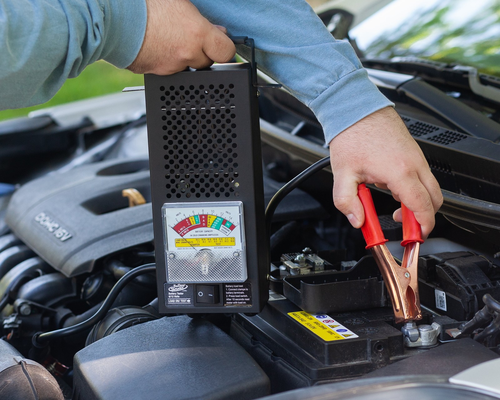 Battery Load Tester Battery Charger 12V at 100 Amp or 6V at 50 Amp Car Truck RVs