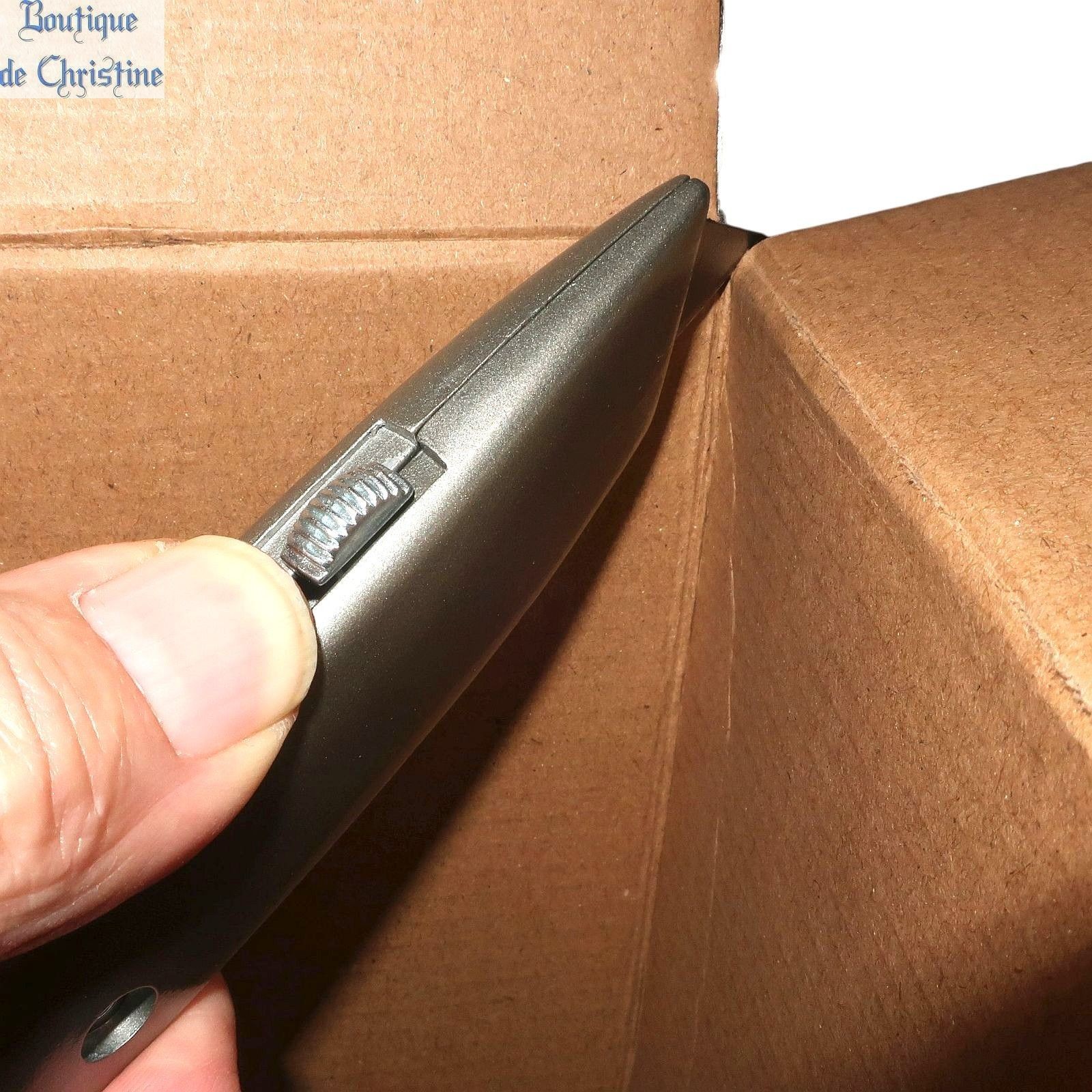 Box Sizer Resizer Utility Knife w/ Scoring Wheel and Heavy Duty Carton Cutter