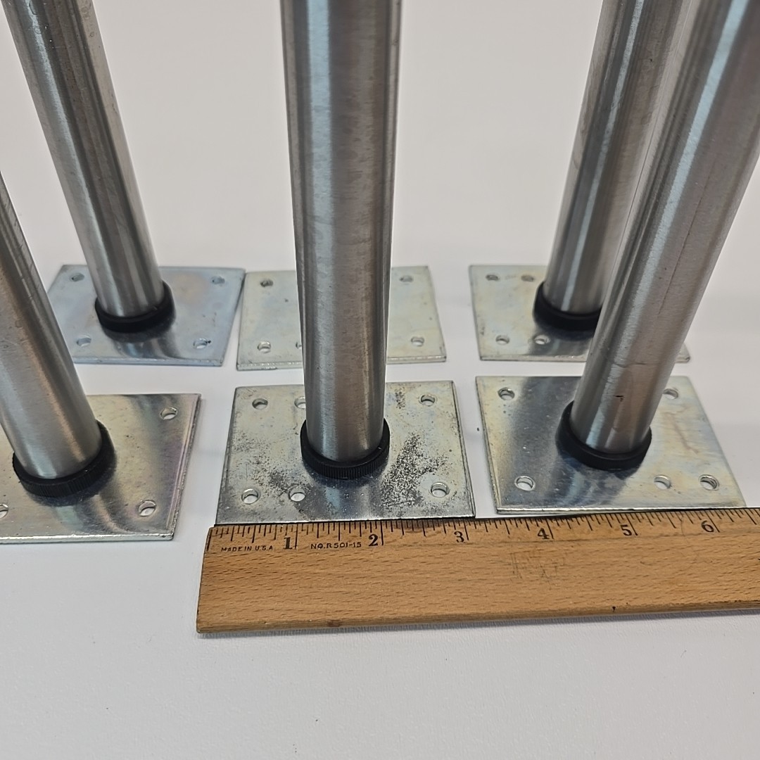 IKEA CAPITA 18612 Stainless Steel Legs Set 6-1/4" Warnhammar Lot Of 6 Risers