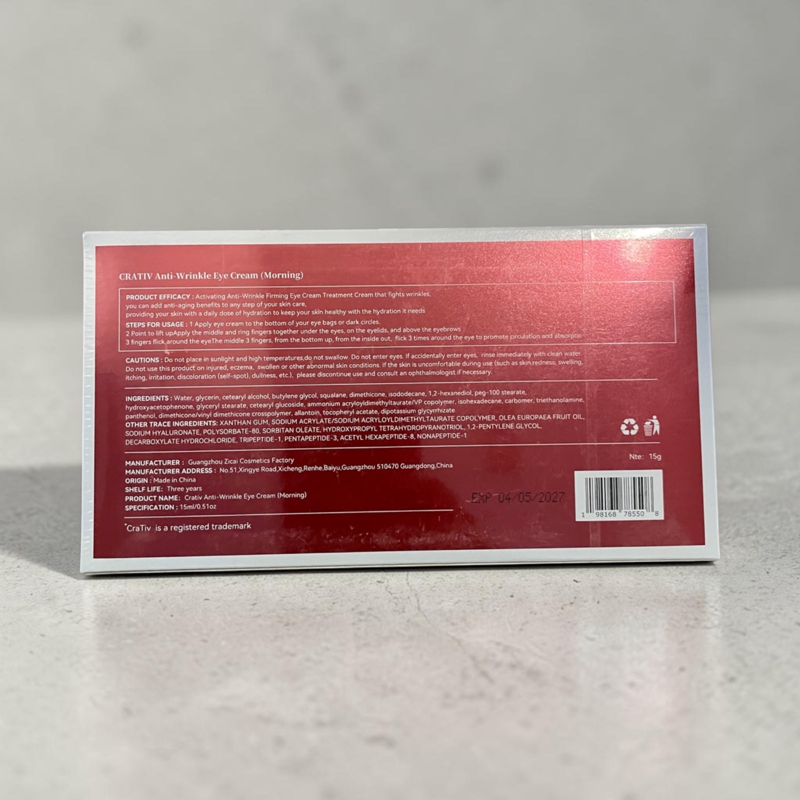 CraTiv Anti-Wrinkle Eye Cream