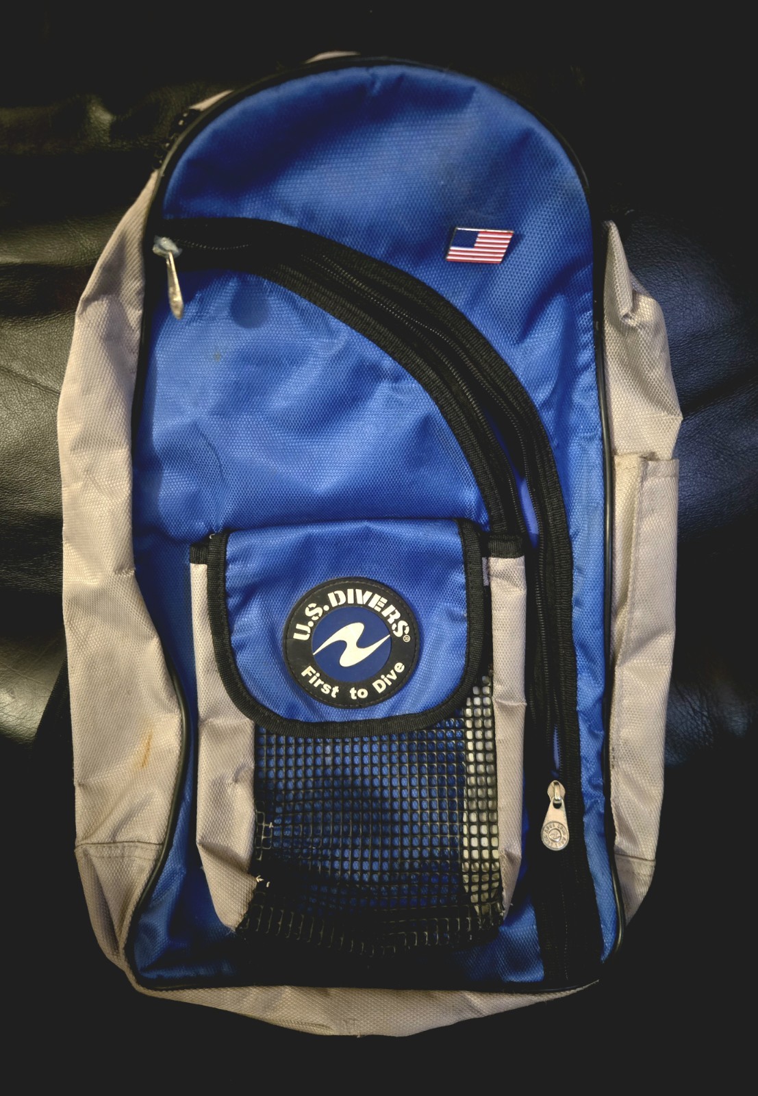 US Divers Youth Backpack Dividers First to Dive Vintage