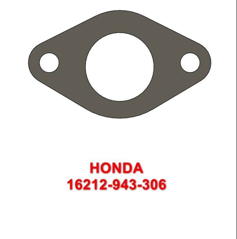 Honda 16212-943-306 Carburetor Insulator Gasket ATC110 ATC125 CT110 TRX125 Trail