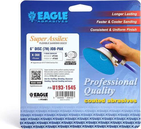 Eagle Abrasives 5" Assilex Discs - Ocean 7/H