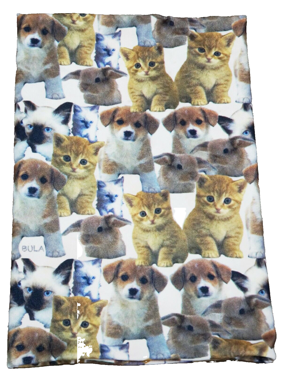 BULA DOUBLE LAYER MULTIPURPOSE TUBE NECK GAITER KITTENS PUPPIES RABBITS FACEMASK
