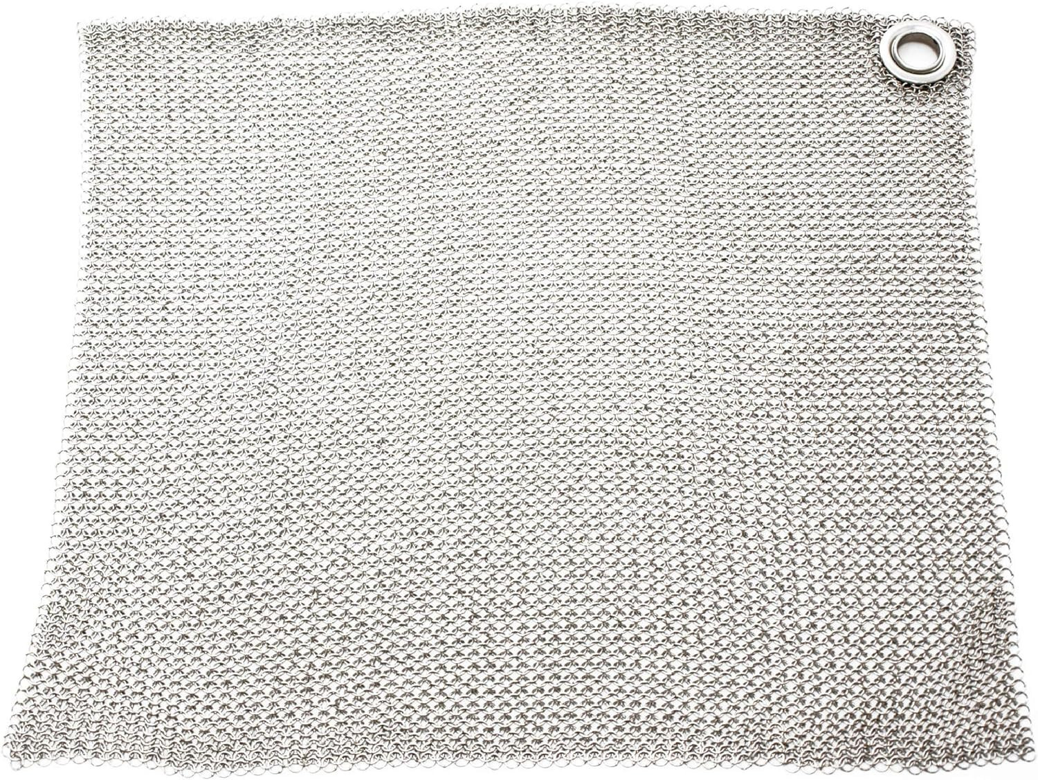 Aegimesh 10" x 10" Stainless Steel Scrubber w/ Microplasma Welding Technology