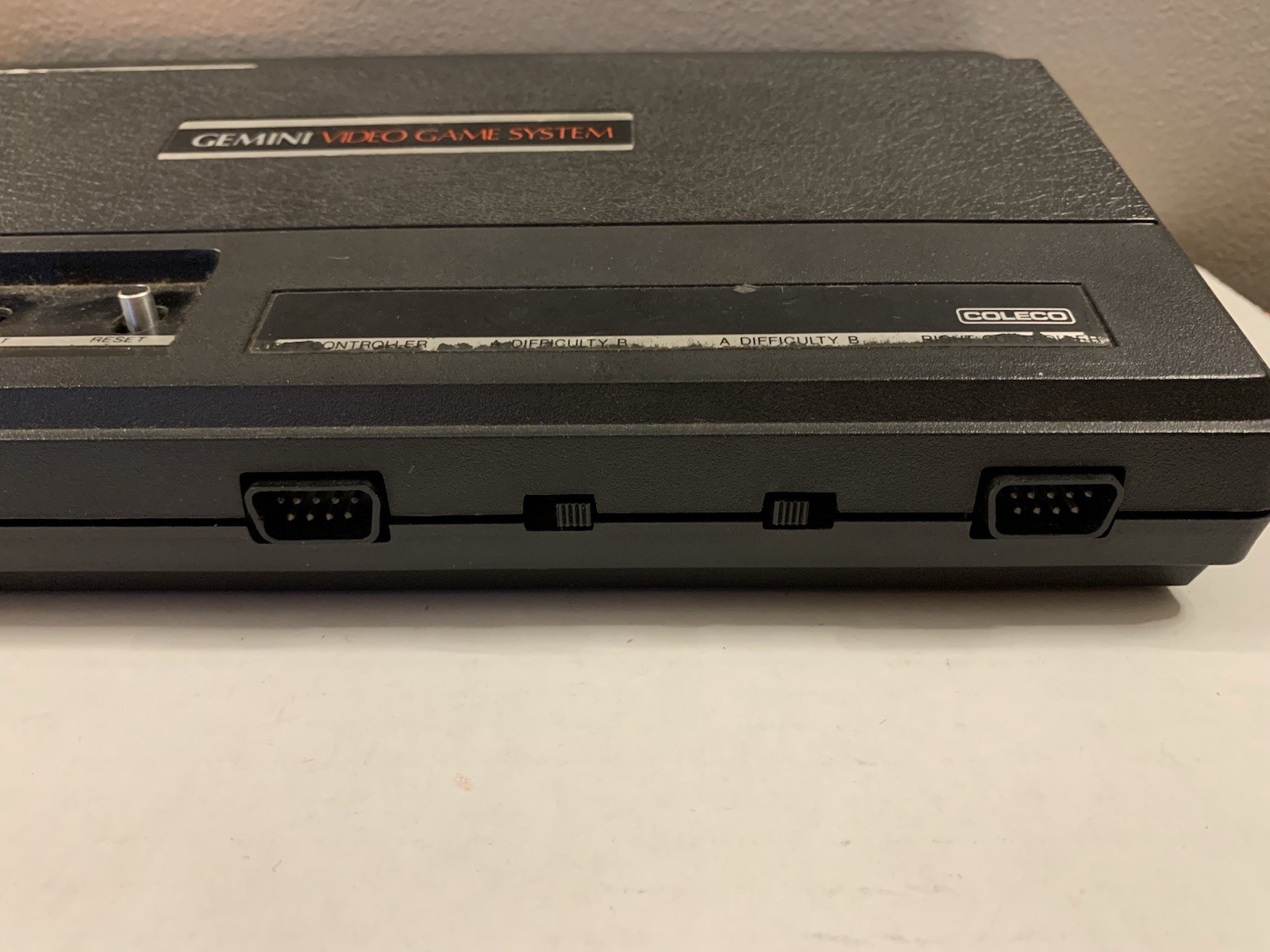 Coleco Gemini System | Console & Cords | 2 Controllers | 9 Games | Tested (Read)