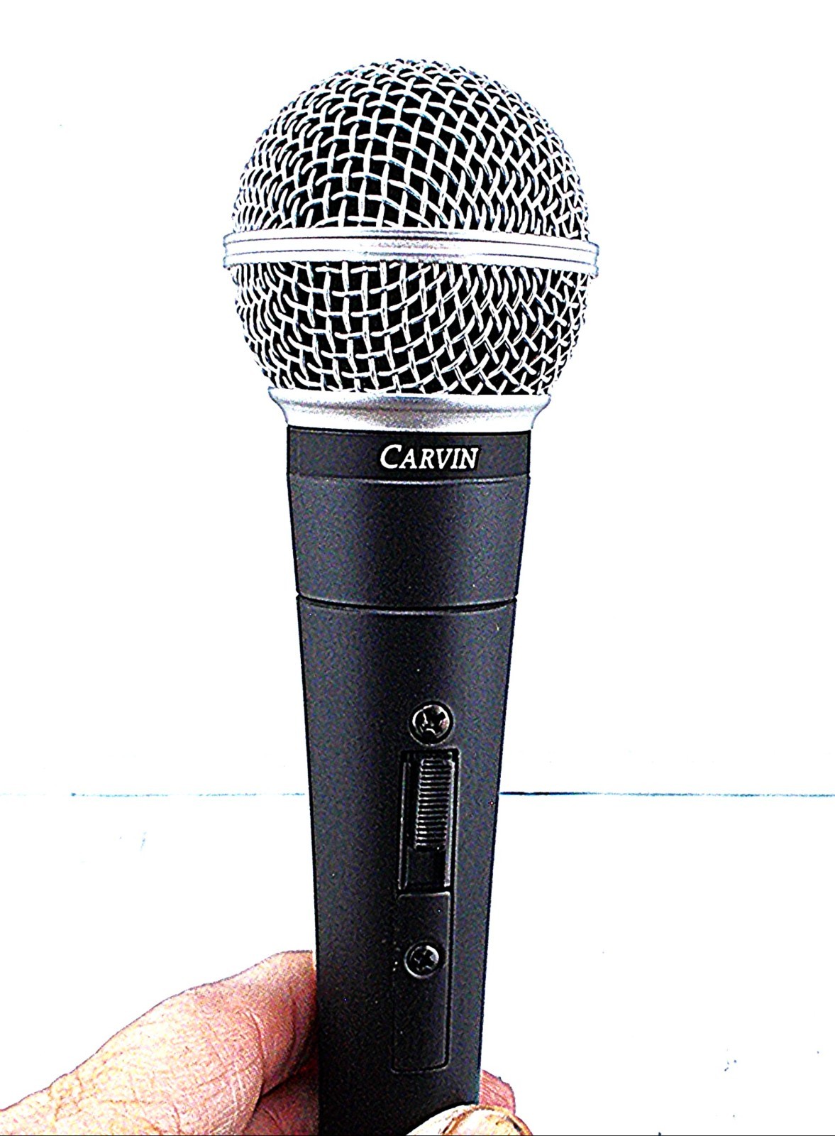 CARVIN M50 Dynamic Microphone w/ Cardioid pattern &manual, pouch, ON/OFF switch