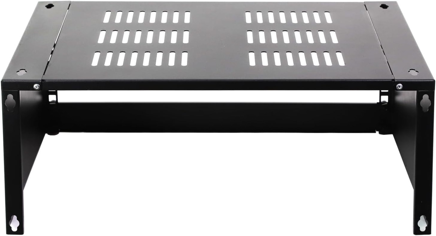 AEONS 4U Wall Mount Reinforced Bracket Network Rack Low Profile Vertical & Horiz