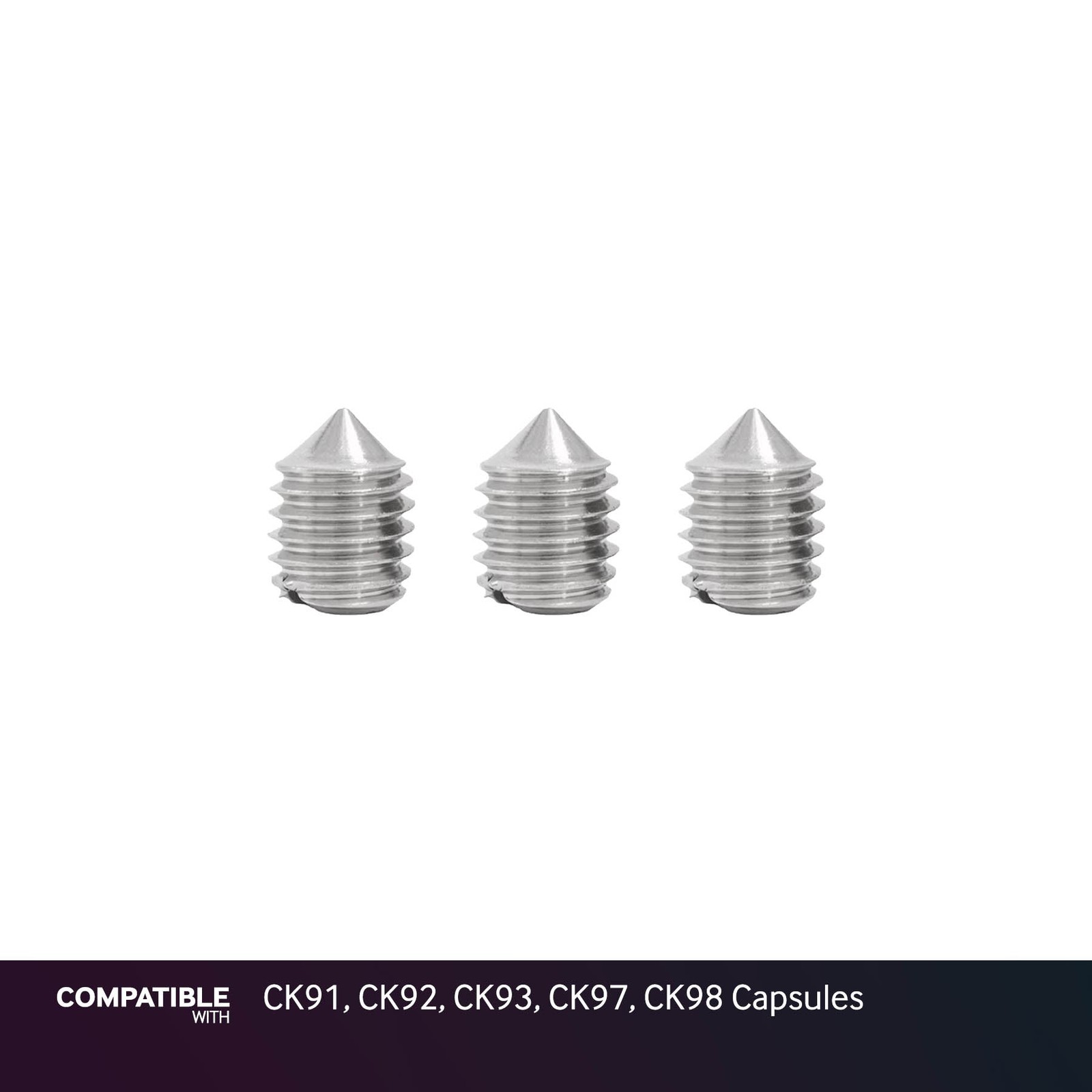 AKG Grub Set Screw Set for CK91, CK92, CK93, CK97, CK98 Capsules