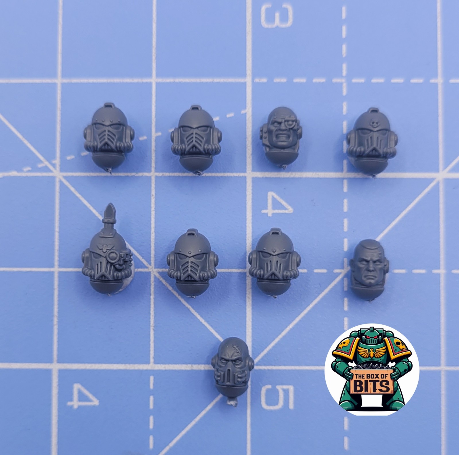 Warhammer 40K Mark 4 MK IV Heads Horus Heresy