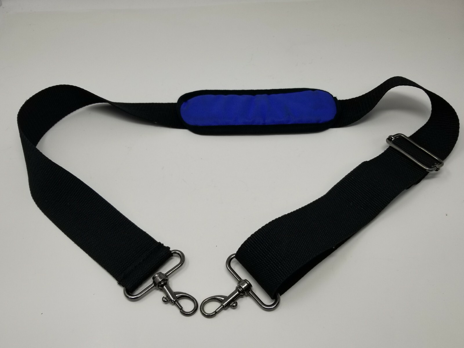 Replacement Luggage Messenger Bag Shoulder Strap Canvas Black Blue 52” x 2”