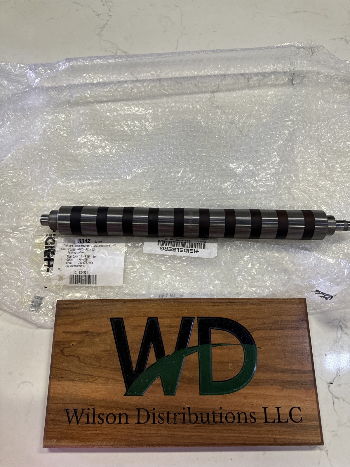 Heidelberg Folding Roller ZD225-617-BG-03 New
