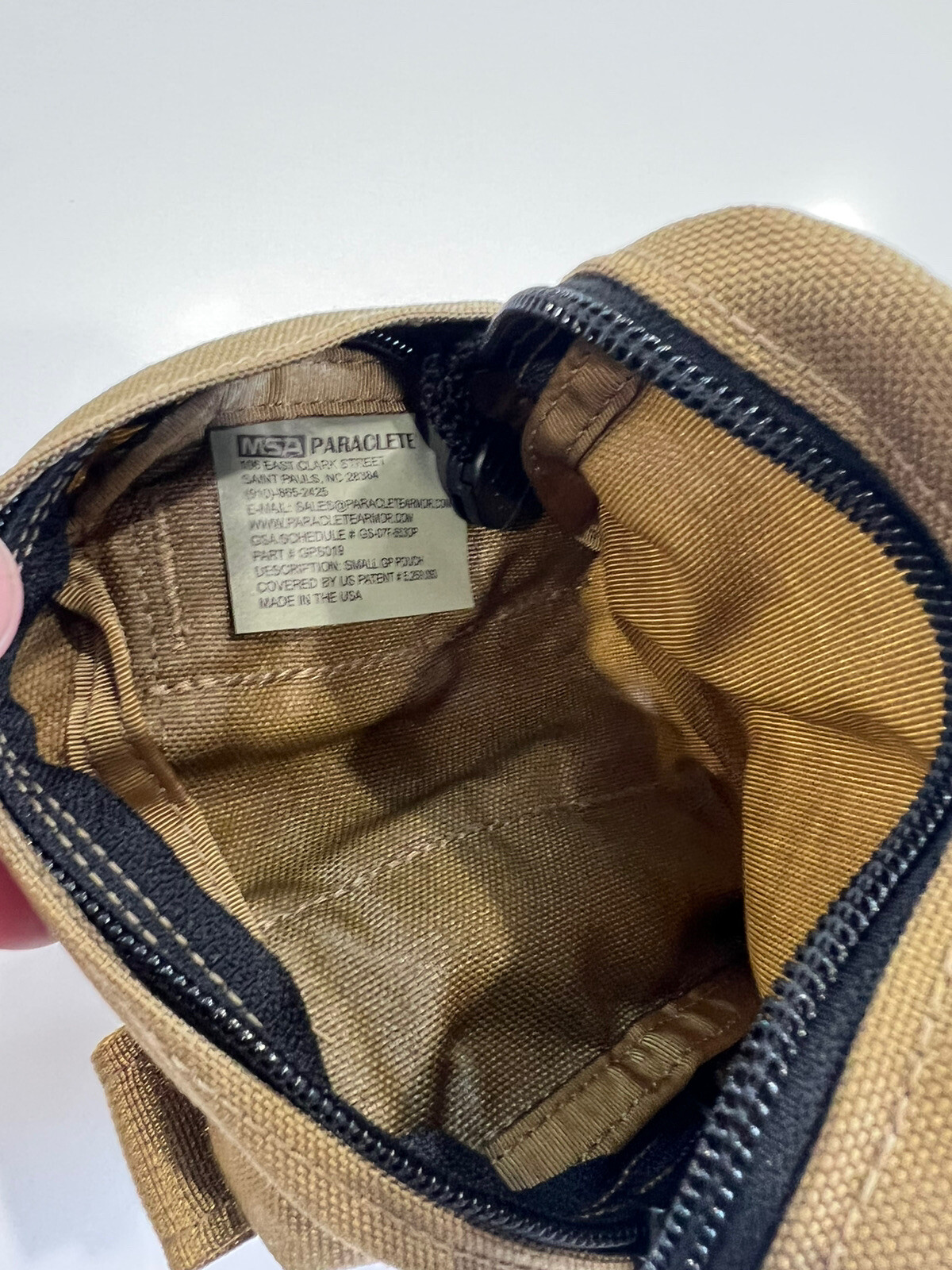 MSA Paraclete Coyote Small GP Pouch - CAG Delta SOF