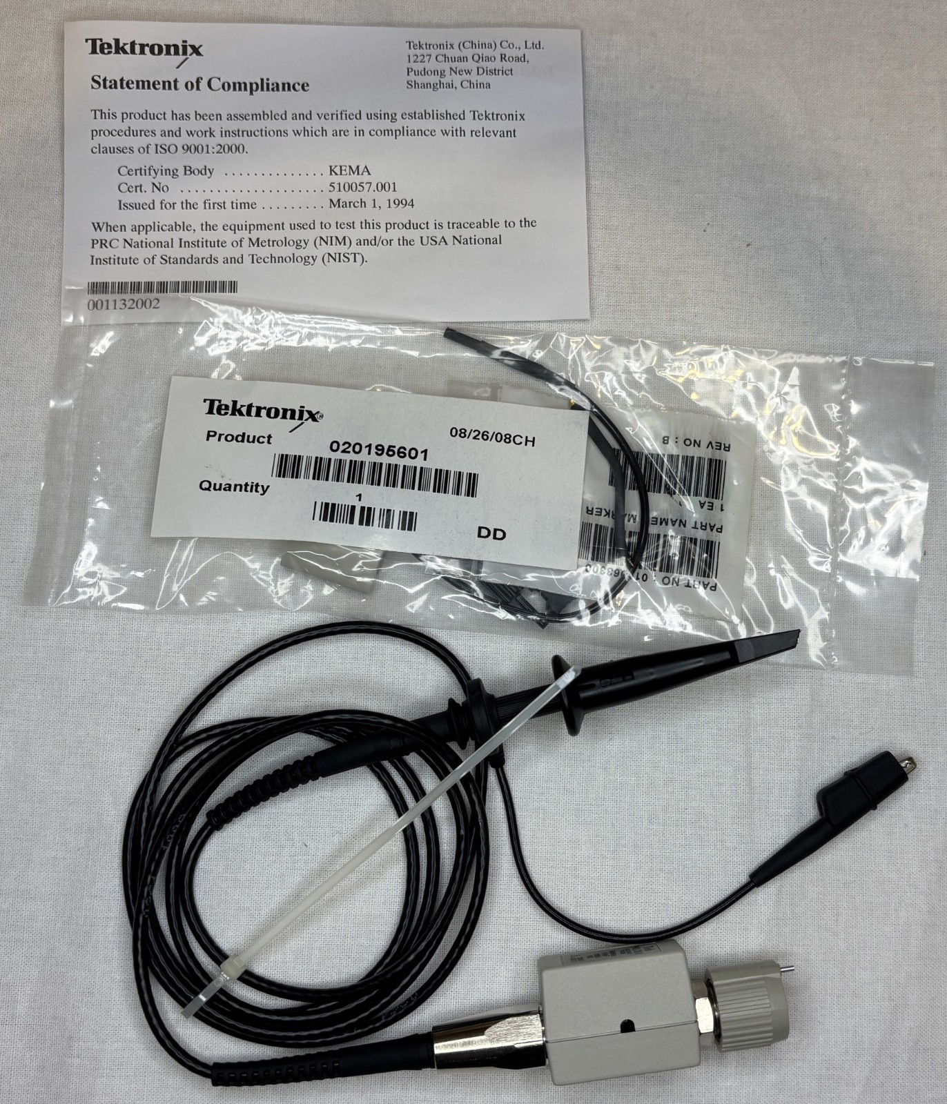 NEW Tektronix P6139A 500 MHz Passive Oscilloscope Voltage Probe with Accessories