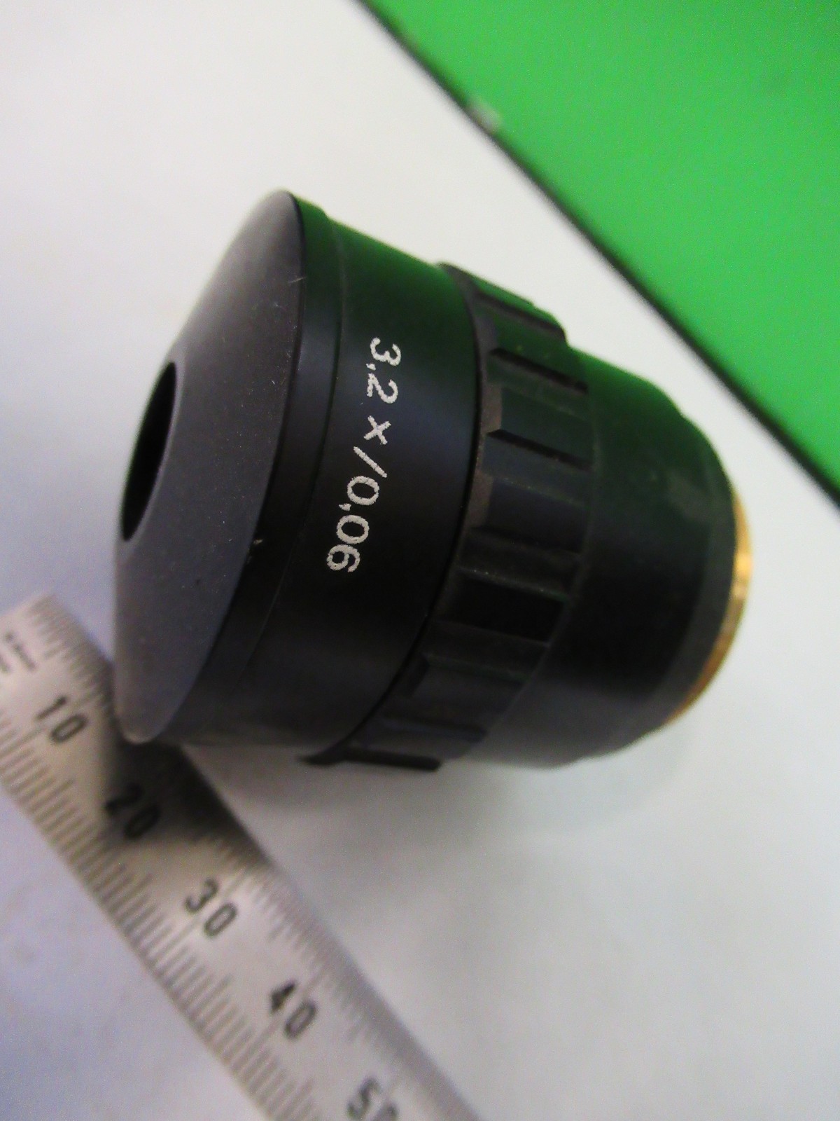 AUS JENA GERMANY INFINITY OBJECTIVE 3.2X PLANACHROMAT MICROSCOPE PART T2-A-13